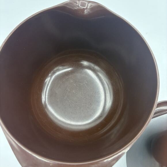 Rosti Denmark Mixing Bowls Lot of 2 Melamine 2L & 1.5L Brown Vintage - Picture 12 of 13